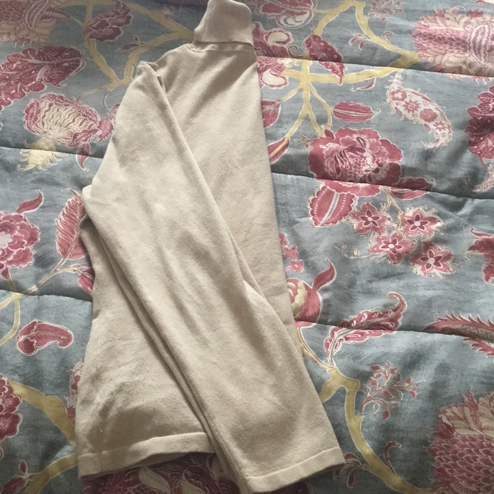 Beige Turtle Neck